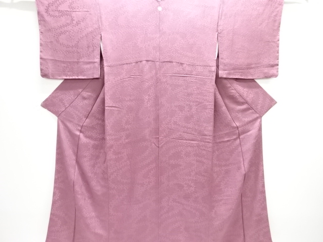 JAPANESE KIMONO / LEAF PATTERN WOVEN- SINGLE CREST IROMUJI